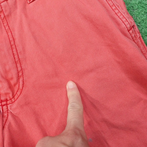 AEROPOSTALE FLAT FRONT RED CHINO SHORTS MENS SIZE 27 **READ** - Picture 4 of 8